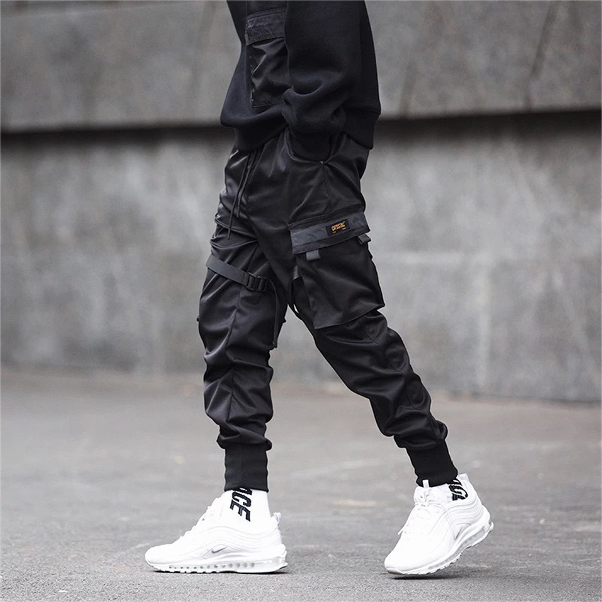 Czarne spodnie Cargo w stylu h – Streetwear Brand Marketing recenzja i cena